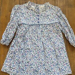 Little English Floral Patterned Dress